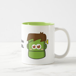 Cute Frankenstein Monster Two-Tone Coffee Mug