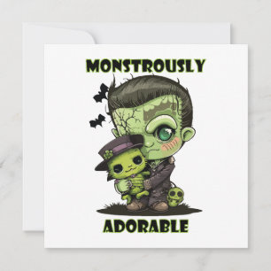  Cute Frankenstein Monster with plushie