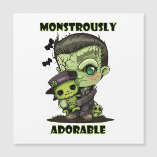 Cute Frankenstein Monster with plushie
