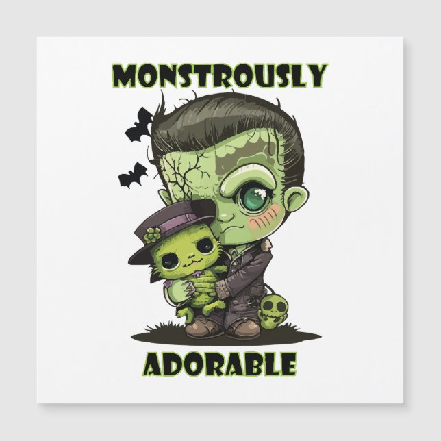  Cute Frankenstein Monster with plushie (Front)
