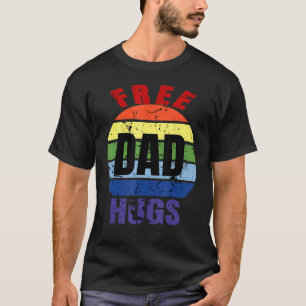 Cute Free Dad Hugs Casual Style For Men Pride T-Shirt