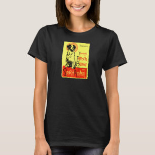 Cute French Brittany Spaniel Dog Art Brittany Rag T-Shirt
