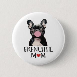 Cute French bulldog 6 Cm Round Badge