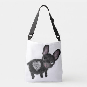 Cute french bulldog All-Over-Print Cross Body Bag