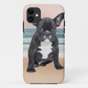 Cute French Bulldog Beach Sun Water iPhone 11 Case