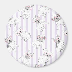 Cute French Bulldog/Boston Terrier Magnet