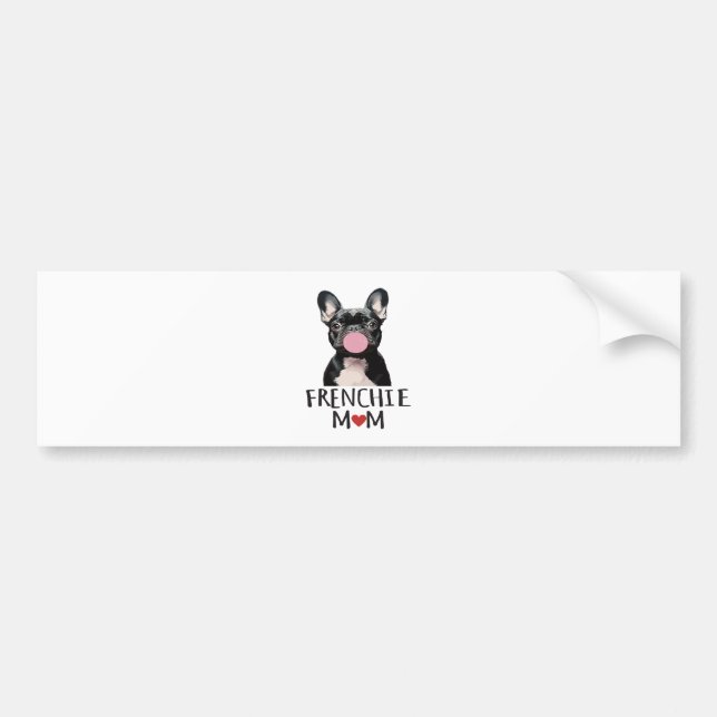 Cute French bulldog Bumper Sticker (Front)