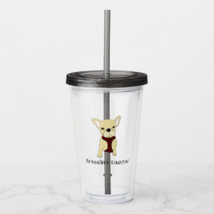 Cute French Bulldog Camper Tumbler