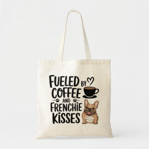 Cute French Bulldog Coffee Lover Frenchie Mom Dog  Tote Bag