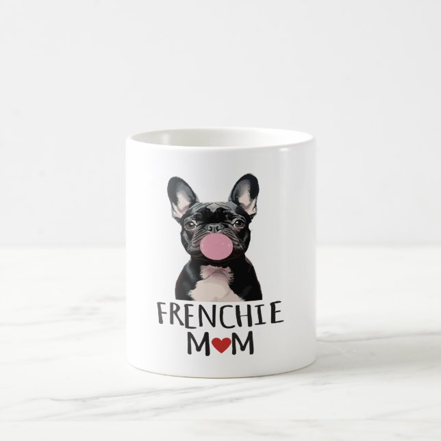 Cute French bulldog Coffee Mug (Center)