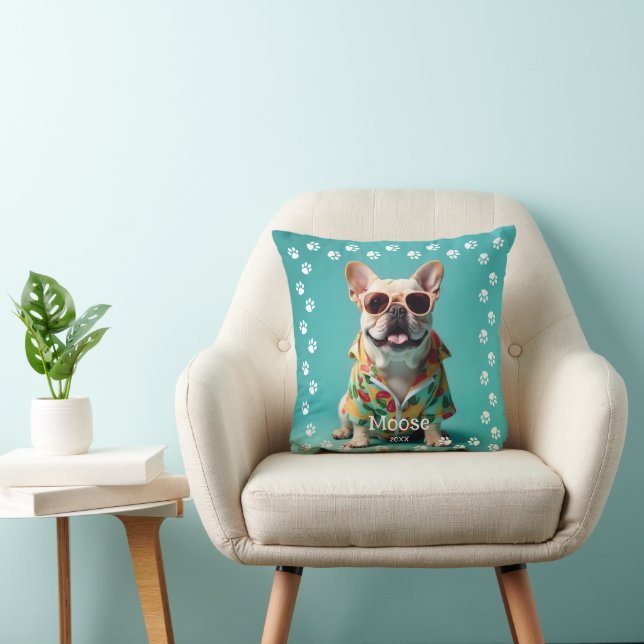 Cute French Bulldog Cushion (Chair)