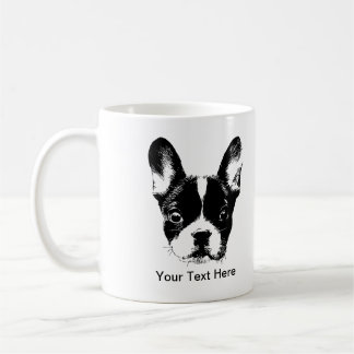 Cute French Bulldog Dog Face Coffee Mug
