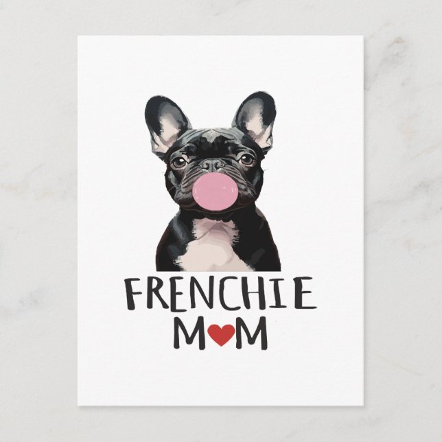 Cute French bulldog Enclosure Card (Front)