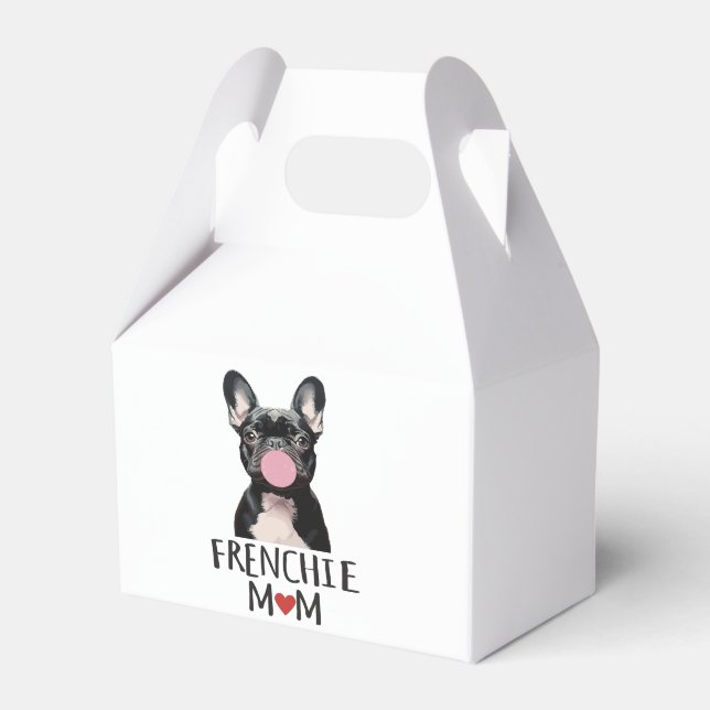 Cute French bulldog Favour Box (Front Side)