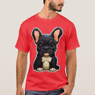 Cute French Bulldog Frenchie Dog Lover Funny 2 T-Shirt