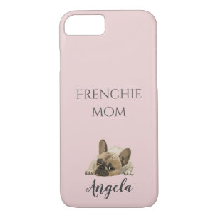 cute french bulldog frenchie mum personalised iPhone 8/7 case