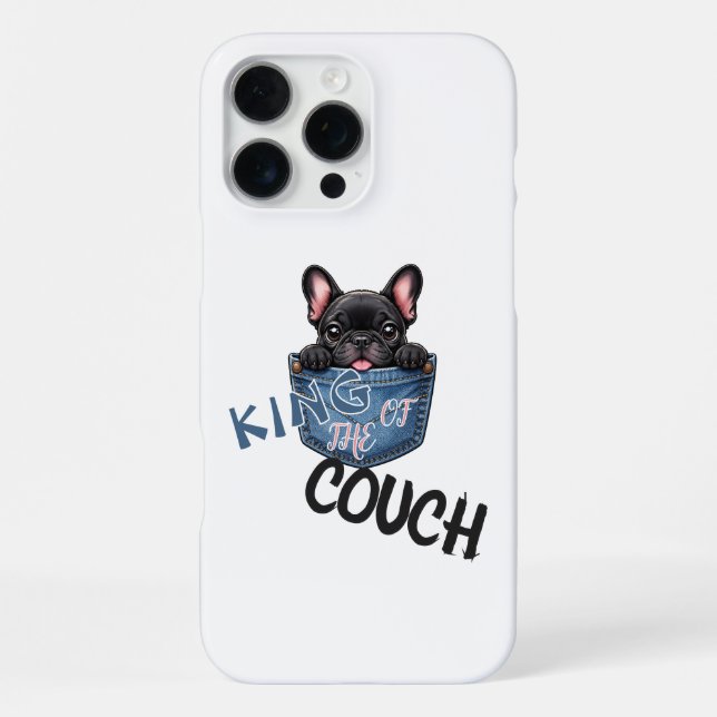 Cute French Bulldog Funny Dog Lover iPhone Case (Back)