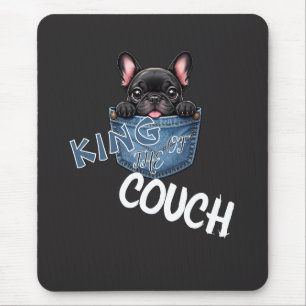 Cute French Bulldog Funny Dog Lover Mouse Mat