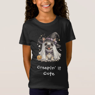 Cute French Bulldog Halloween Witch Creepin T-Shirt