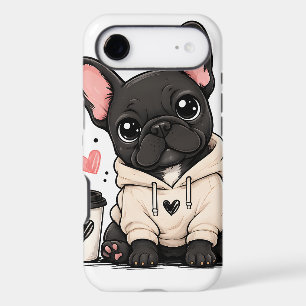Cute French Bulldog Hoodie Illustration