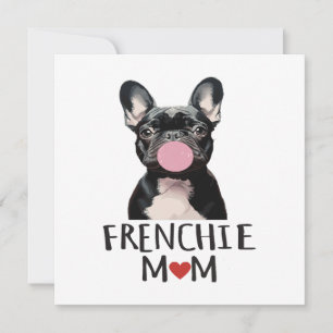 Cute French bulldog Invitation
