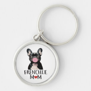 Cute French bulldog Key Ring