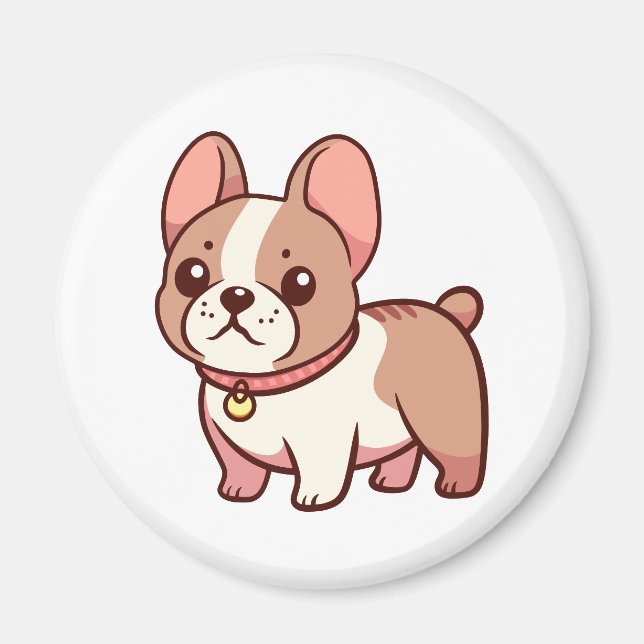 Cute French Bulldog  Magnet (Front)