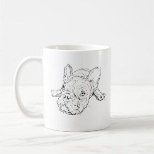 Cute French Bulldog Mug, Dog Mom Gift Coffee Mug