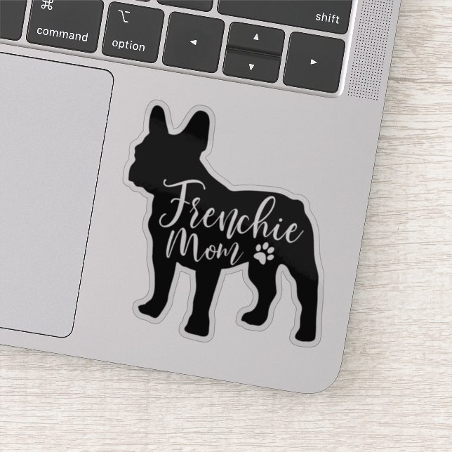 Cute French Bulldog Mum Sticker (Detail)