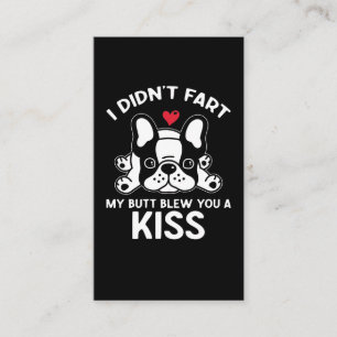 Cute French Bulldog Owner Frenchie Dog Love Business Card