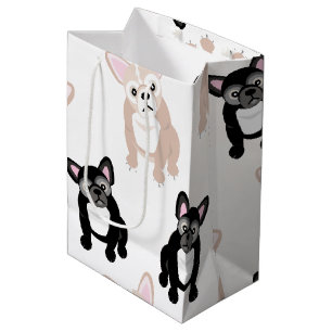 Cute French Bulldog Pattern Medium Gift Bag