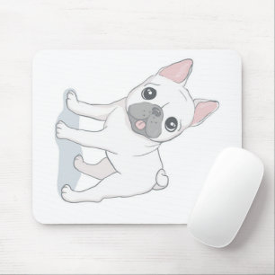 Cute French Bulldog Portrait Dog Lover Mouse Mat