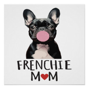 Cute French bulldog Poster