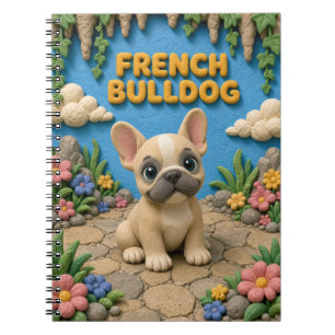 Cute French Bulldog Puppy, Baby Dog Notebook