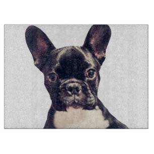 Cute French Bulldog puppy Cutting Board