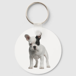 Cute French Bulldog Puppy Dog Keychain