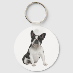 Cute French Bulldog Puppy Dog Keychain