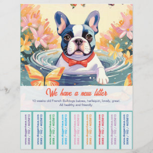 Cute French Bulldog Puppy Flyer