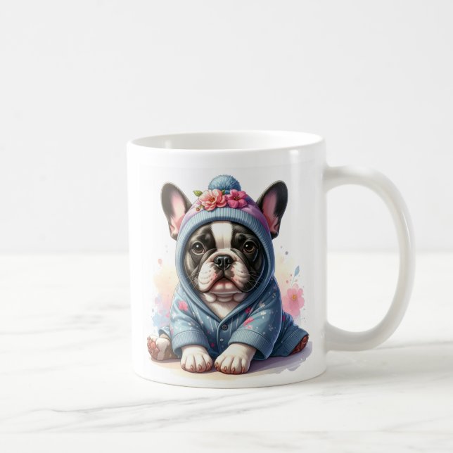 Cute French Bulldog Puppy Mug (Right)