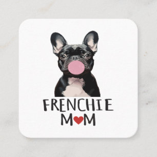 Cute French bulldog Square Business Card