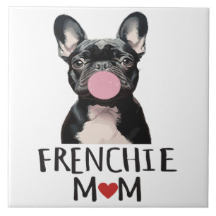 Cute French bulldog Tile
