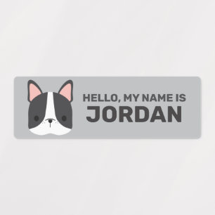 Cute French Bulldog with Personalised Name