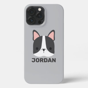 Cute French Bulldog with Personalised Name iPhone 13 Pro Max Case
