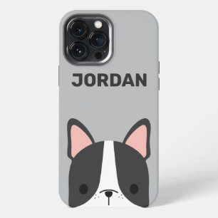 Cute French Bulldog with Personalised Name iPhone 13 Pro Max Case