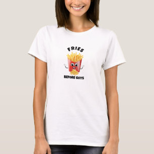 Cute French Fries Cartoon Hoodie & Tee –Funny Food