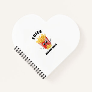 Cute French Fries Cartoon Hoodie &Tee –Funny Food Notebook