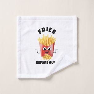  Cute French Fries Cartoon Hoodie &Tee –Funny Food Wash Cloth