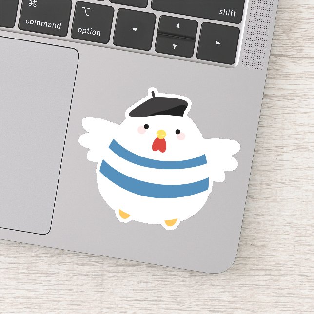 Cute French Hen with Beret (Detail)