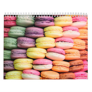 Cute French Macaron Cookies Calendar