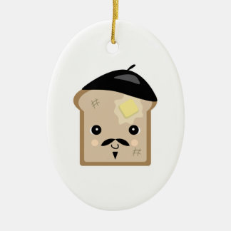 cute french toast ceramic tree decoration